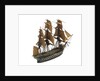 Warship; 74 guns; 3rd rate by William Haines