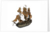 Warship; 74 guns by William Haines