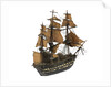 Warship; 74 guns by William Haines