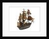 Warship; 74 guns by William Haines