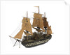 Warship; 74 guns by William Haines