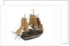 Warship; 74 guns by William Haines