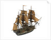 Warship; 74 guns by William Haines