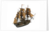 Warship; 74 guns by William Haines