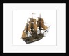 Warship; 74 guns by William Haines