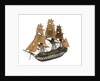 Warship; 74 guns; 3rd rate by William Haines
