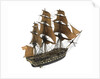 Warship; 74 guns by William Haines