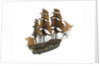 Warship; 74 guns by William Haines