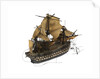 Warship; 80 guns by William Haines