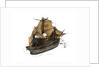 Warship; 80 guns by William Haines