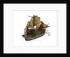 Warship; 80 guns by William Haines