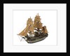 'Colussus'; warship; 74 guns by William Haines