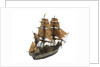 'Colussus'; warship; 74 guns by William Haines