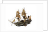 Warship; 74 guns by William Haines