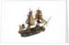 Warship; 74 guns by William Haines