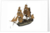 Warship; 74 guns by William Haines