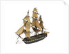 Warship; frigate by William Haines