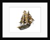 Warship; frigate by William Haines