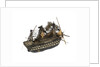 Warship; 74 gun by William Haines