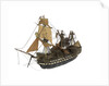 Warship; 74 guns by William Haines