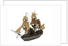 Warship; 74 guns ? by William Haines