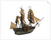 Warship; 74 guns ? by William Haines
