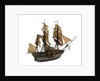 Warship; 74 guns ? by William Haines