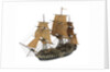 'Argonaute'; warship; 74 guns by William Haines