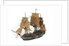 'Argonaute'; warship; 74 guns by William Haines
