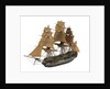 Warship; 74 guns; 3rd rate by William Haines