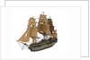 Warship; 74 guns by William Haines