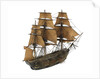 Warship; 74 guns by William Haines