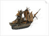 Warship; 74 guns by William Haines