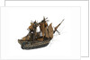 Warship; 74 guns by William Haines