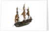 Warship; 74 guns by William Haines