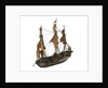 Warship; 74 guns by William Haines