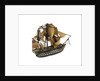 Warship; 74 guns by William Haines