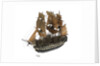 Warship; 74 guns by William Haines