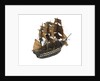Warship; 74 guns by William Haines