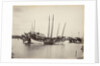 Junks on the Pearl River [Zhu Jiang] near Canton, large-format albumen print by John Thomson