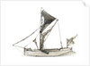 A full hull model of a Thames sailing barge by unknown