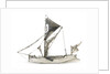 A full hull model of a Thames sailing barge by unknown