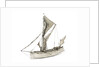 A full hull model of a Thames sailing barge by Unknown