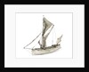 A full hull model of a Thames sailing barge by Unknown