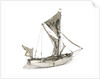 A full hull model of a Thames sailing barge by unknown