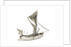 A full hull model of a Thames sailing barge by unknown