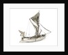 A full hull model of a Thames sailing barge by unknown