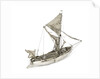 A full hull model of a Thames sailing barge by Unknown