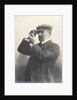 Cust demonstrating his Patent Rangefinder, circa 1904 by unknown