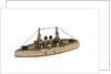 Instructional waterline recognition model of Japanese battleship HIJMS 'Yashima' (1894) by Gerald John Blake